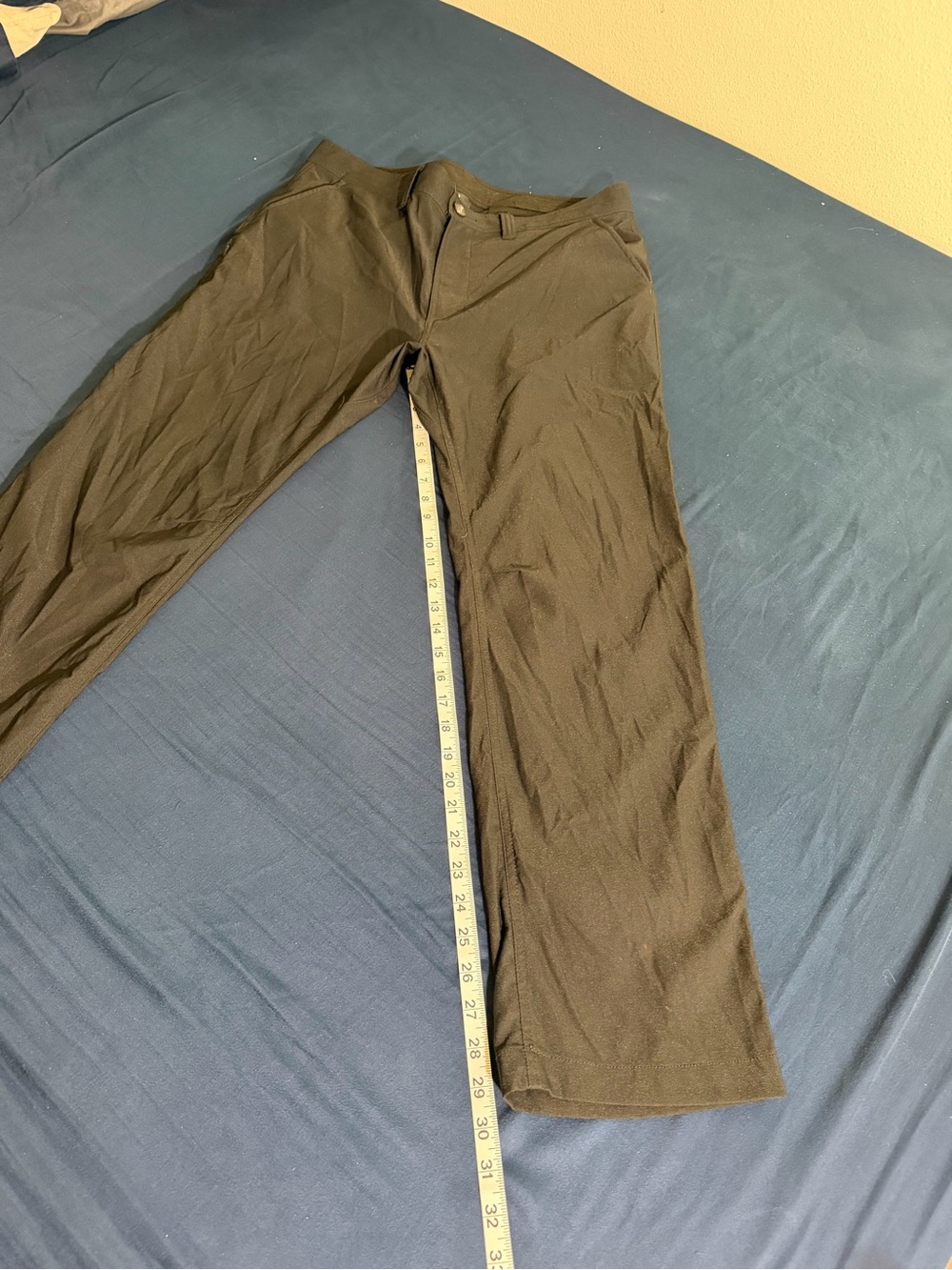 Prana Alameda Outdoor Hiking Dark Iron Black Slim Fit Pants Men’s 36x30 Hiking - Picture 5 of 7